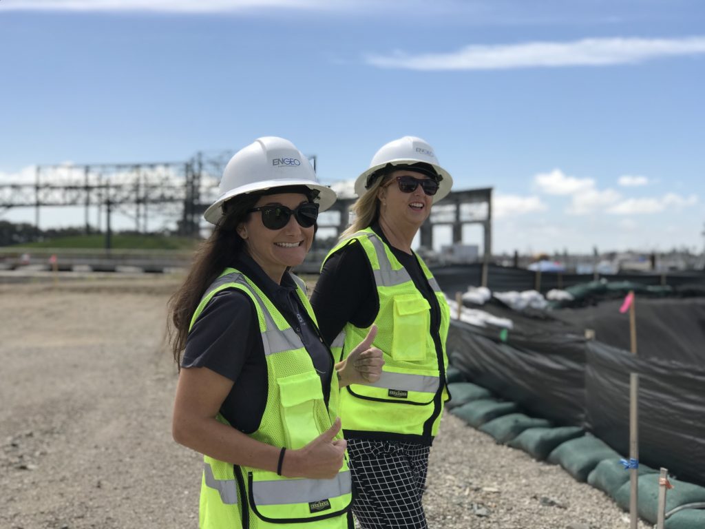 Melissa Glickman and Joann Lynch at Brooklyn Basin Redevelopment in Oakland, California